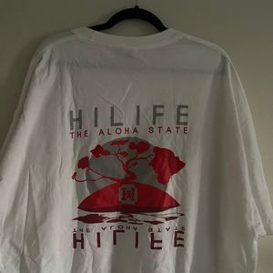 Hi life mens white t shirt size 3XL